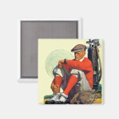Golfer Kept Waiting Magneet (Voorkant / Achterkant)