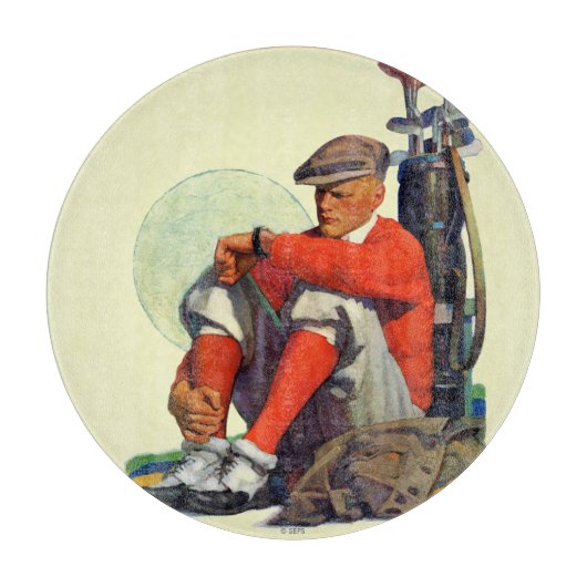 Golfer Kept Waiting Snijplank (Voorkant)