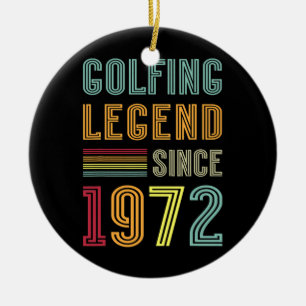 Golfer Legend 1972 50th Birthday Golf 50 jaar Keramisch Ornament
