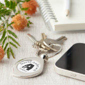 Golfer Letter A Sleutelhanger (Zijkant)