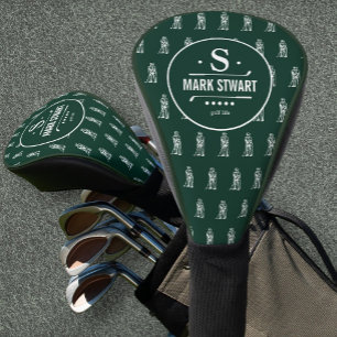 Golfer Logo/Monogram golf life groen Golfheadcover