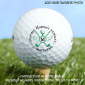 Golfer Memorial Golfing Heaven Angel Wings Golfballen