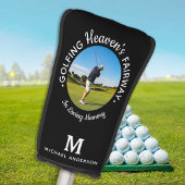 Golfer Memorial Golfing Heaven's Fairway 1 Foto Golfheadcover