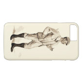 Golfer met tabakspijp en -schoenen Case-Mate iPhone Case (Achterkant (Horizontaal))