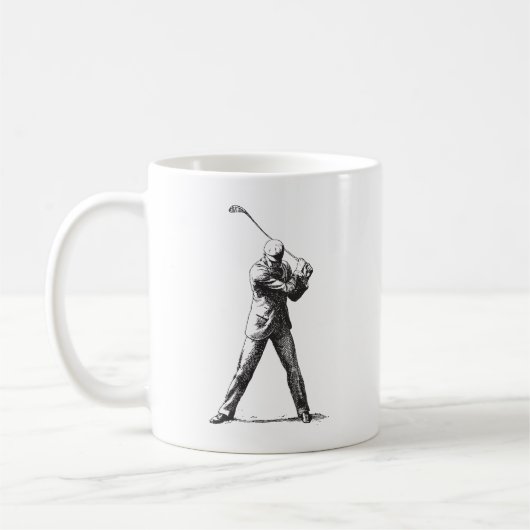 Golfer-Mok Koffiemok (Links)