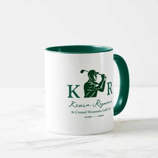 Golfer Mug Mok (Voorkant rechts)