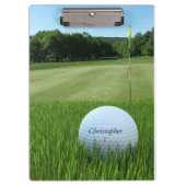Golfer Name Golfing Dad Golf Clipboard Klembord (Voorkant)