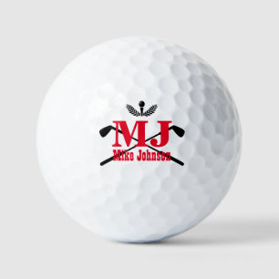 Golfer Name Initiaal Monogram Gepersonaliseerd Golfballen