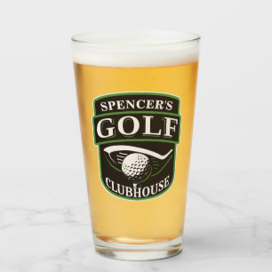 Golfer Pro Golf Player Club Clubhouse gepersonalis Glas