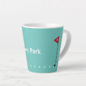 Golfer Putting Coffee Mug (Angle droit)