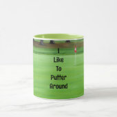Golfer Putting Green Golfen Mok Cup (Midden)