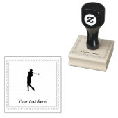 Golfer Rubberstempel (Gestempeld)