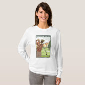 Golfer Scene - Flathead-meer, Montana T-shirt (Voorkant volledig)