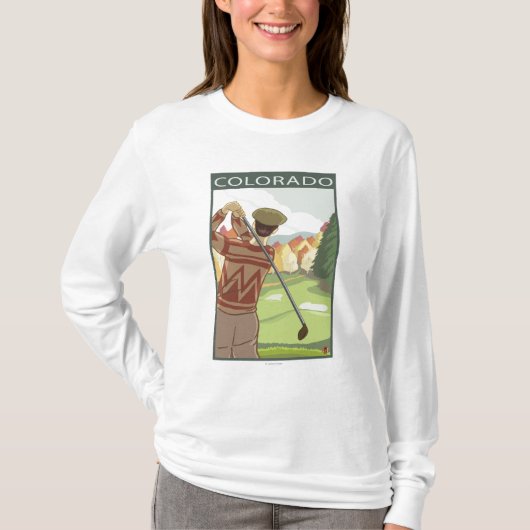 Golfer SceneColorado T-shirt (Voorkant)