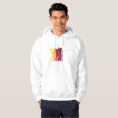 Golfer Silhouetten Hoodie (Voorkant volledig)
