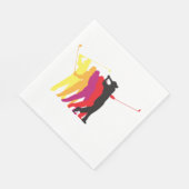 Golfer Silhouetten Servet (Hoek)