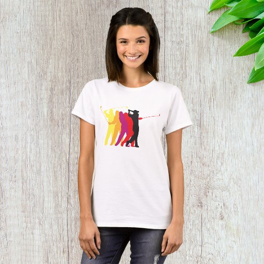 Golfer Silhouetten T-shirt
