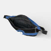 Golfer Tee Golf Sports Humour Monogramme Noir Bleu (Ouvrir)