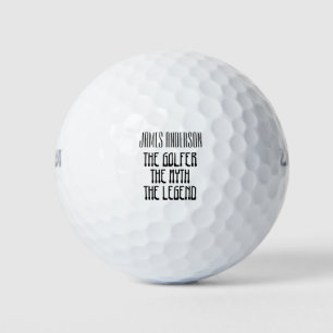 Golfer, The Myth , The Legend ,Funny Golfballen