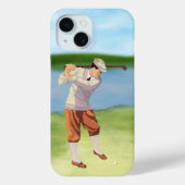 Golfer van de Riverbank Case-Mate iPhone Case (Achterkant)