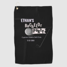 Golfer Verloofde Verzorgersfeest Klassiek Wit Zwar