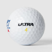 Golfer Verloren Bal Grappig met Naam (Logo)
