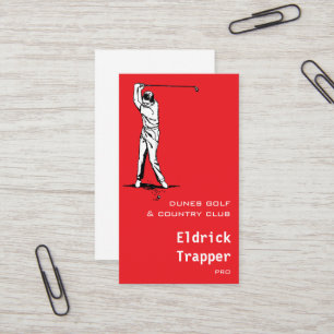 Golfer Visitekaartje