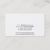 Golfer Visitekaartje (Achterkant)