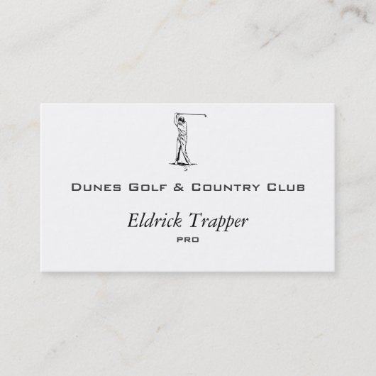 Golfer Visitekaartje (Voorkant)
