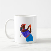 Golfer Woman Koffiemok (Links)