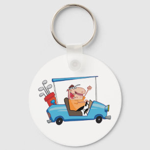 Golferaandrijving — golfkart sleutelhanger