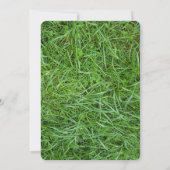 Golfer's 30e uitnodiging voor de Birthday Party (Achterkant)