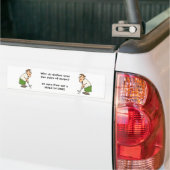 Golfers Bumpersticker Humoureuze Golfer (Op Truck)