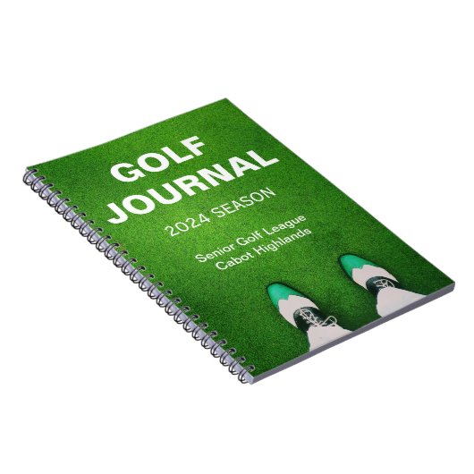 Golfer's Customisé Personal Golf Journal (Côté Droit)