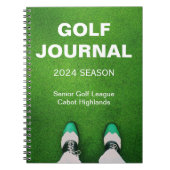 Golfer's Customisé Personal Golf Journal (Devant)