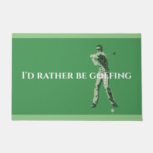 Golfers Doormat Deurmat (Voorkant)