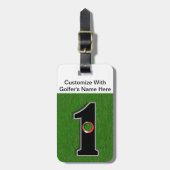 Golfer's droom - Hole in One! Bagagelabel (Voorkant verticaal)