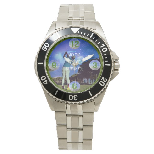 Golfer's E Watch Horloge (Voorkant)