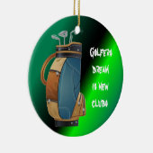 Golfers Gift Collectie Keramisch Ornament (Rechts)