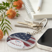 Golfer's Gift met Initialen Sleutelhanger (Voorkant Rechts)