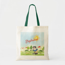 Golfer's Gnome Canvas tas