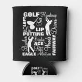 Golfers Golf Terminology Blikjeskoeler (Voorkant)