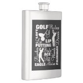 Golfers Golf Terminology Heupfles (Rechts)