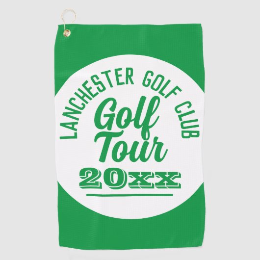 Golfers Golf Tour Golfhanddoek (Voorkant)