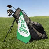 Golfers Golf Tour Golfhanddoek (Groen)