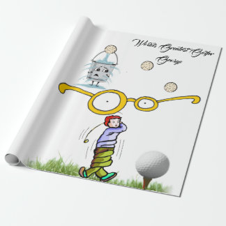 Golfers inpakpapier, Werelden grootste golfer Cadeaupapier