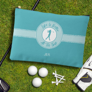 Golfers Leven Beter op Tee Time Vrouwelijke Golfer Etui