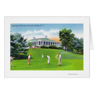 Golfers op McGregor Golf Links Scene