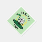 Golfers Par-T-shirt Tijd Servet (Hoek)