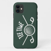 Golfers T-shirt Tijd Case-Mate iPhone Case (Achterkant)